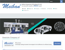 Tablet Screenshot of meibanengg.com